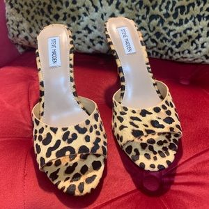 NWOT Steve Madden Leopard Print Mule